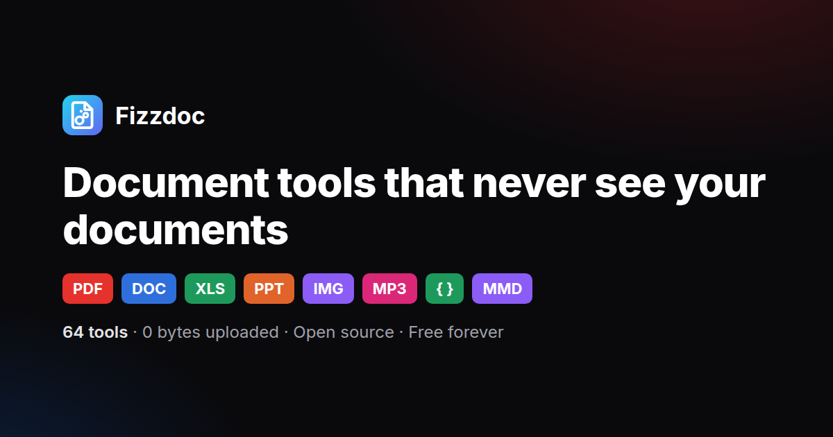 built a document tool that runs fully in the browser. then it took 6 minutes on my own phone